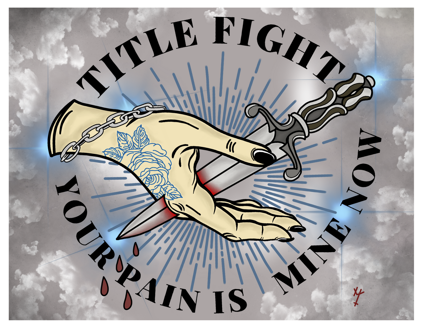 Title Fight: Your Pain is Mine now Art Print.