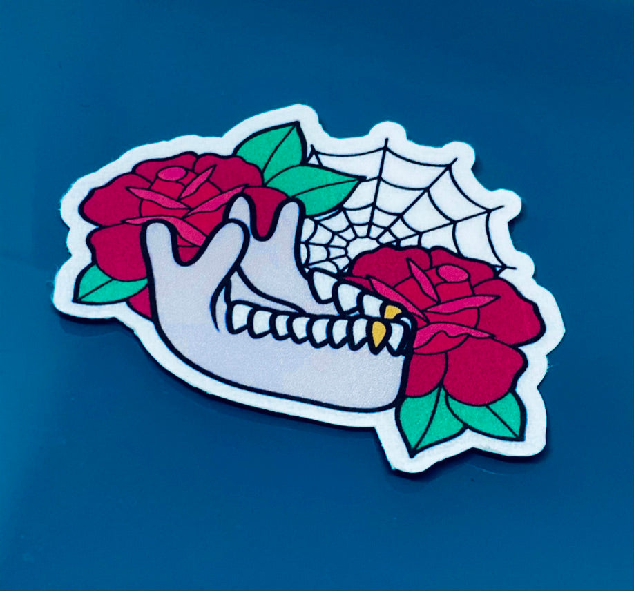 Jaw Bone Sticker. T