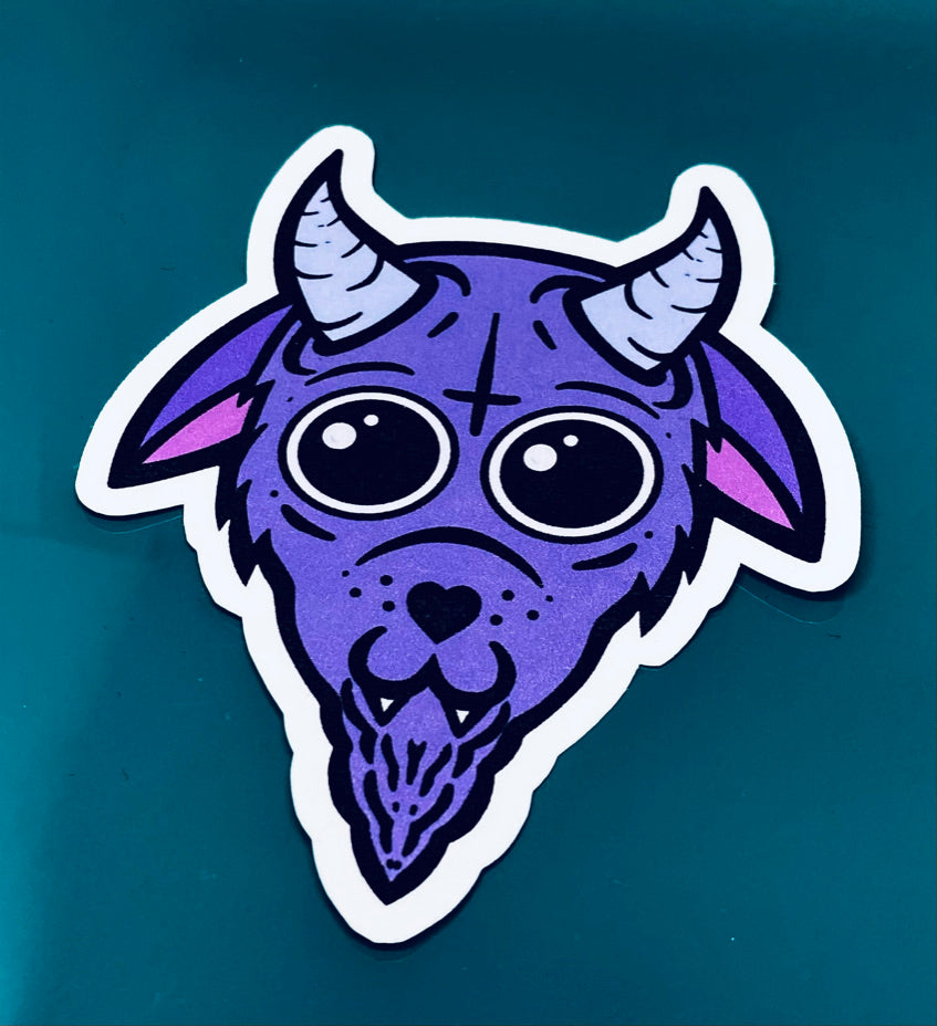 Baphomet Sticker. Cute Baphomet