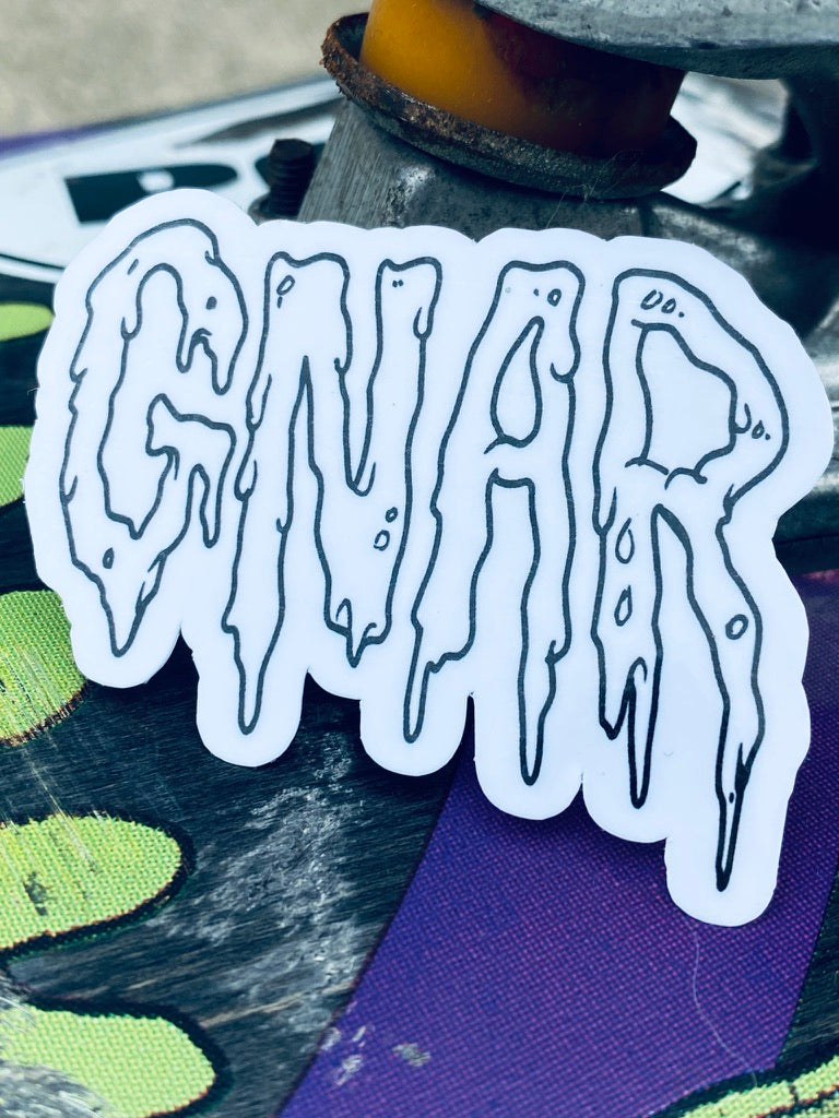 Gnar Sticker.