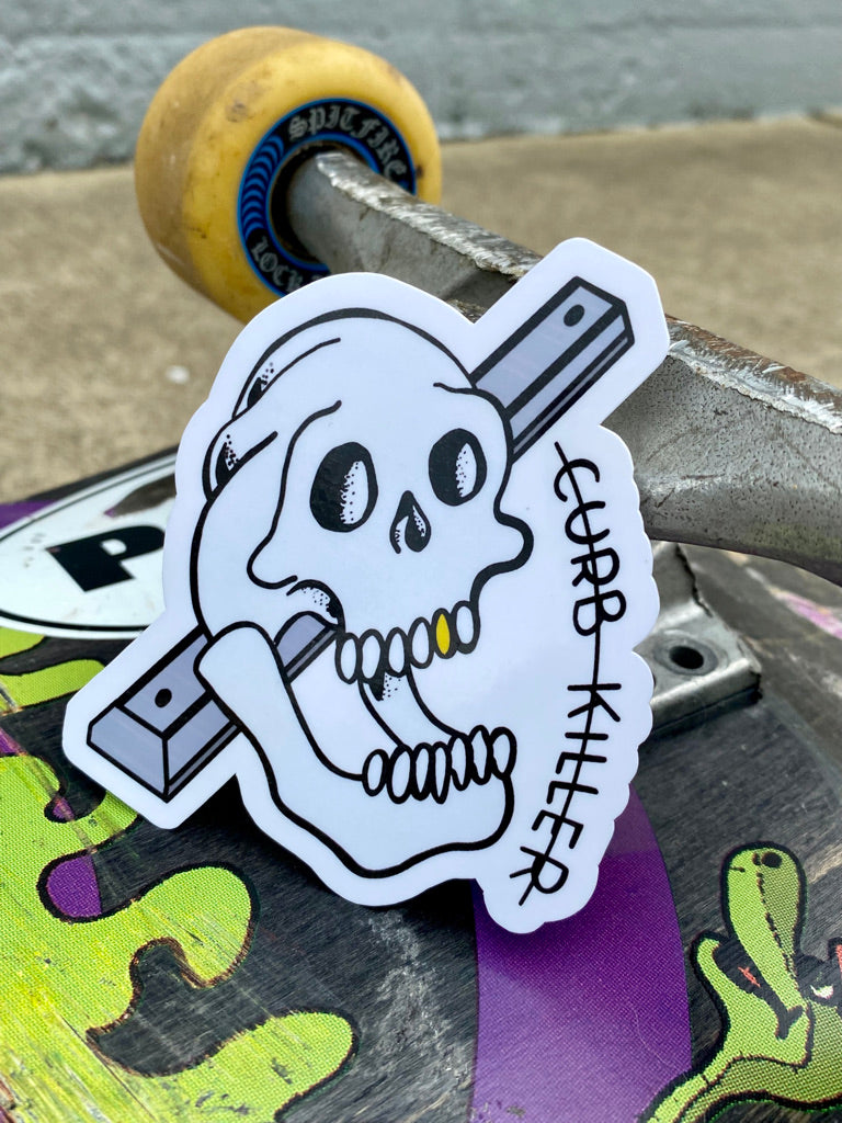 Curb Killer Sticker.