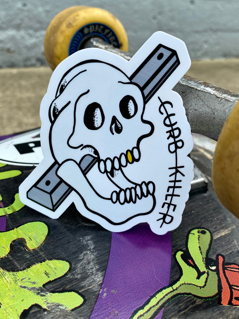 Curb Killer Sticker.