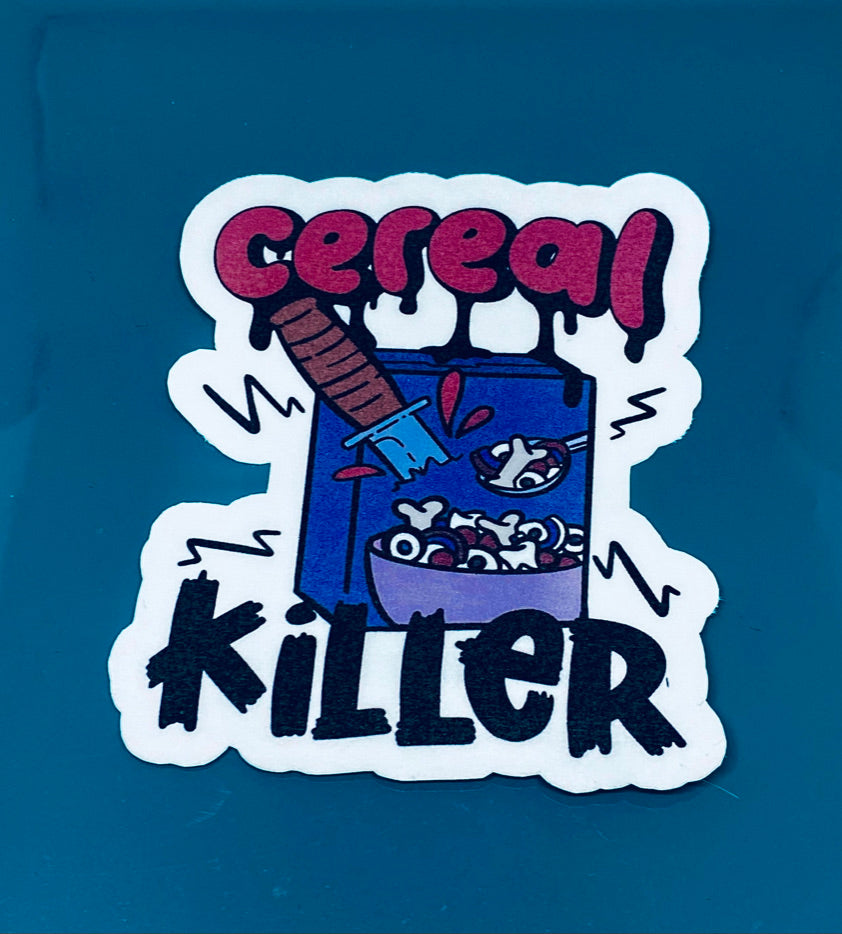 Cereal Killer Sticker.