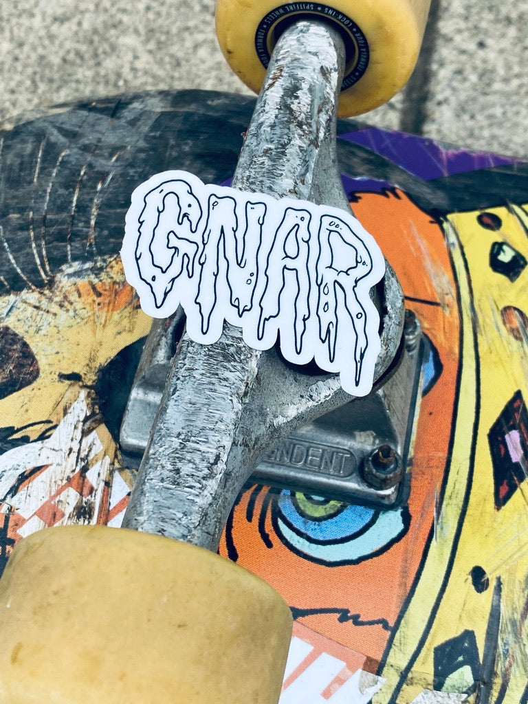 Gnar Sticker.