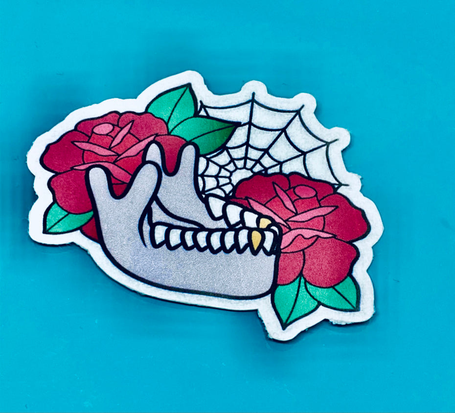 Jaw Bone Sticker. T