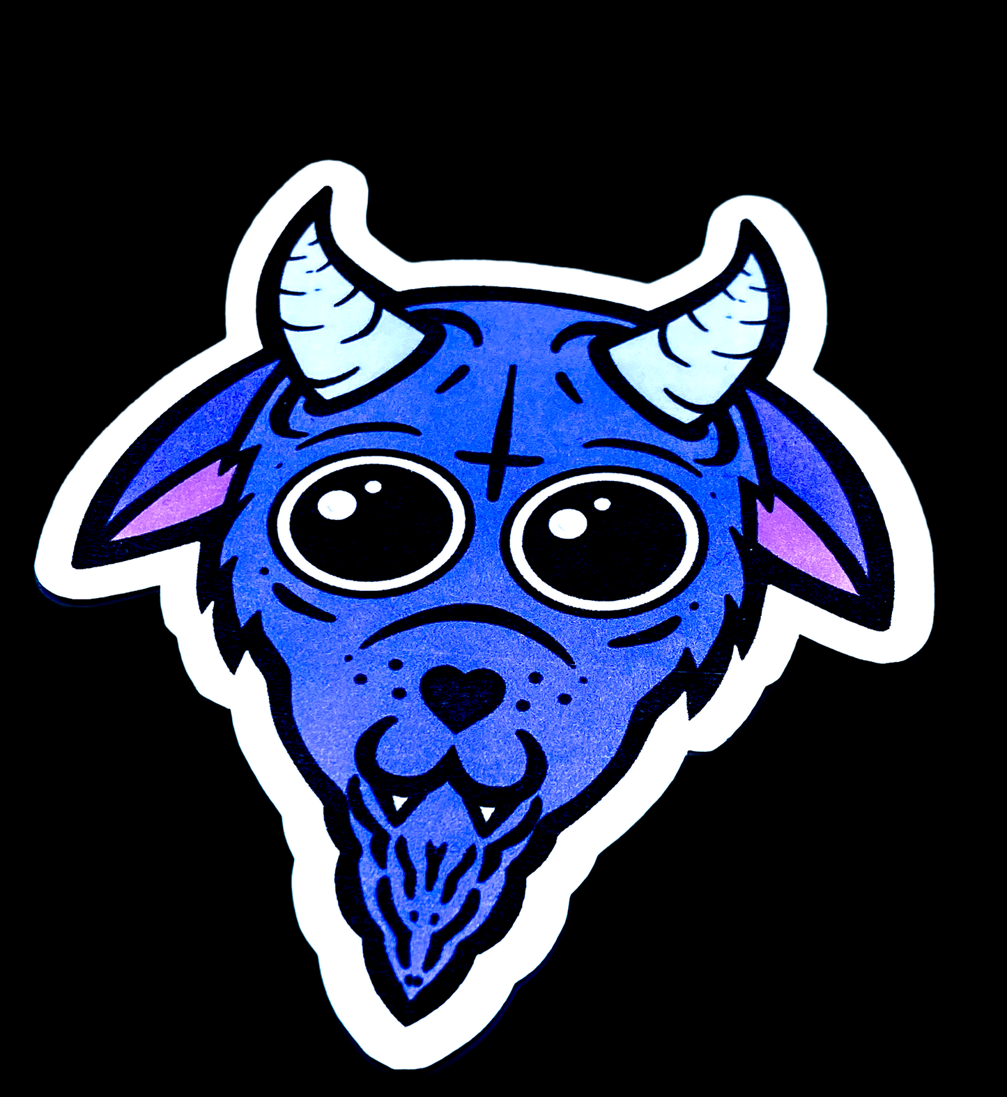 Baphomet Sticker. Cute Baphomet