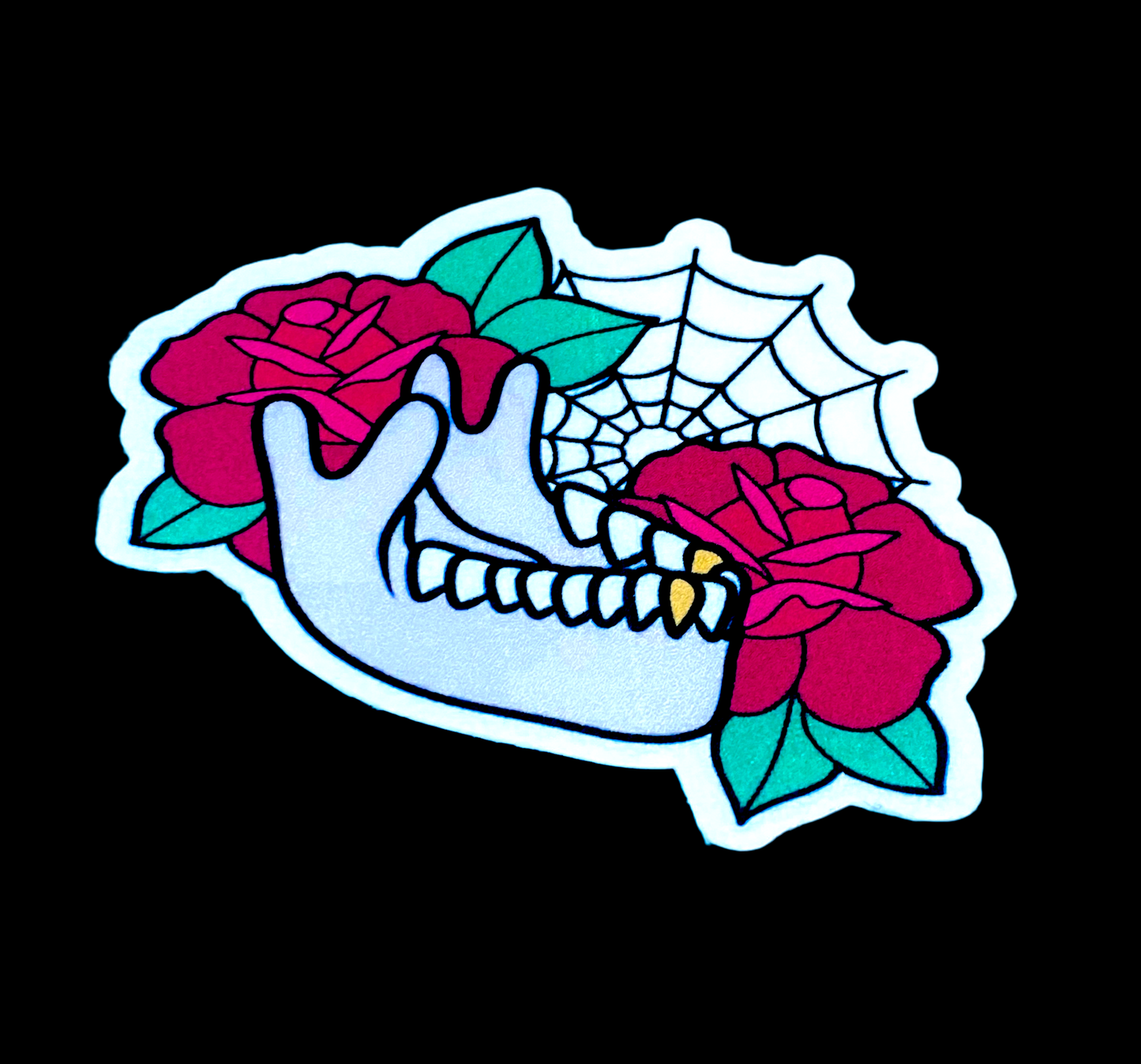 Jaw Bone Sticker. T