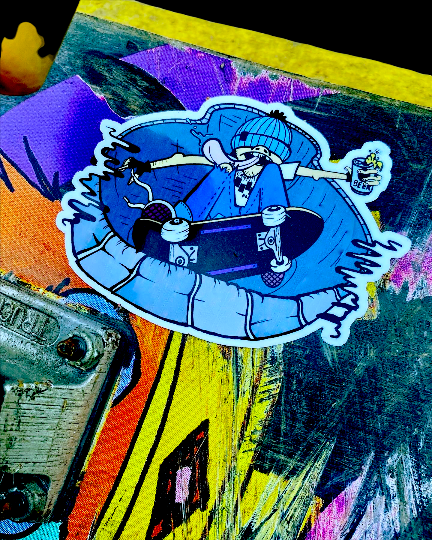 Bowl Ripper Sticker.