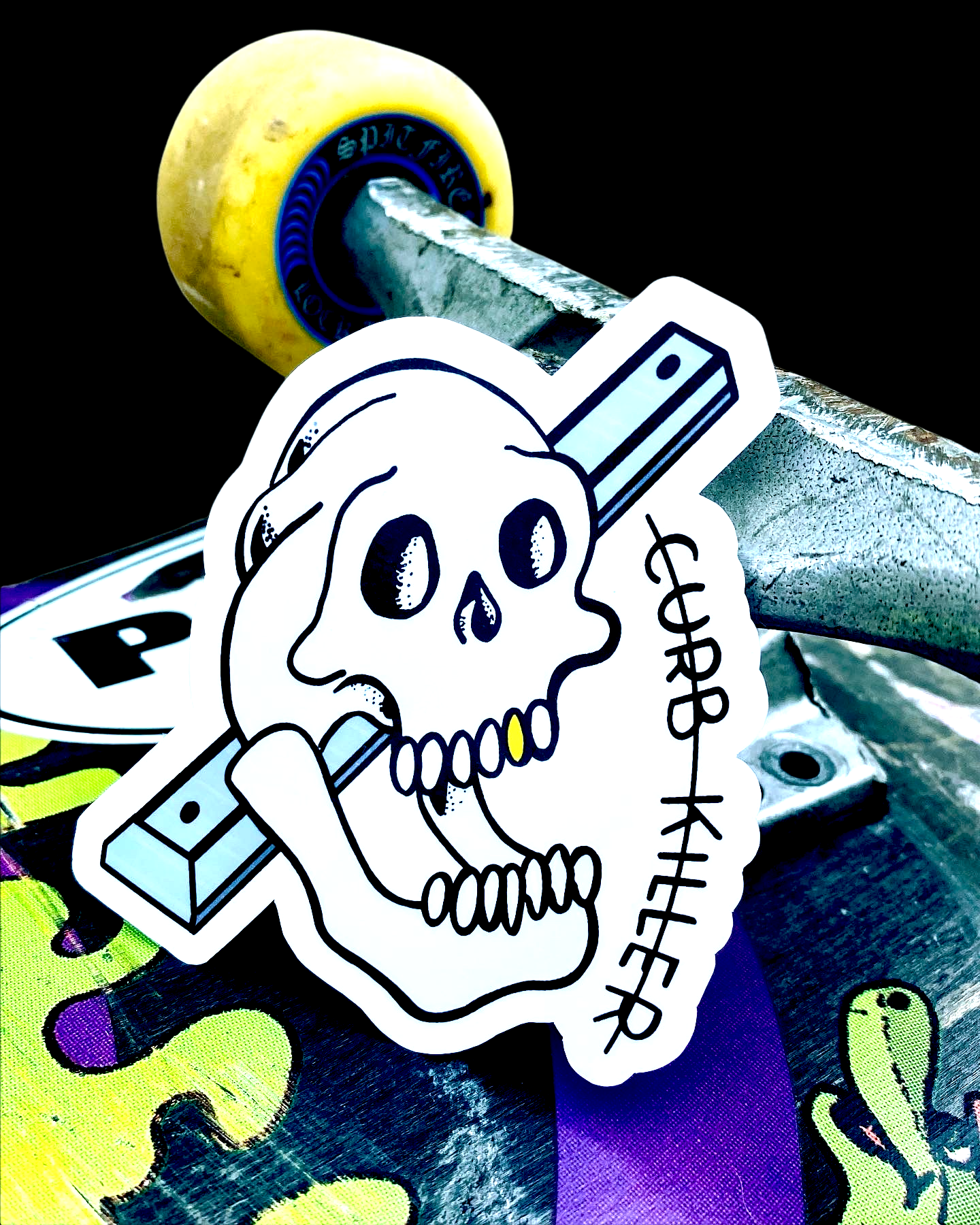 Curb Killer Sticker.
