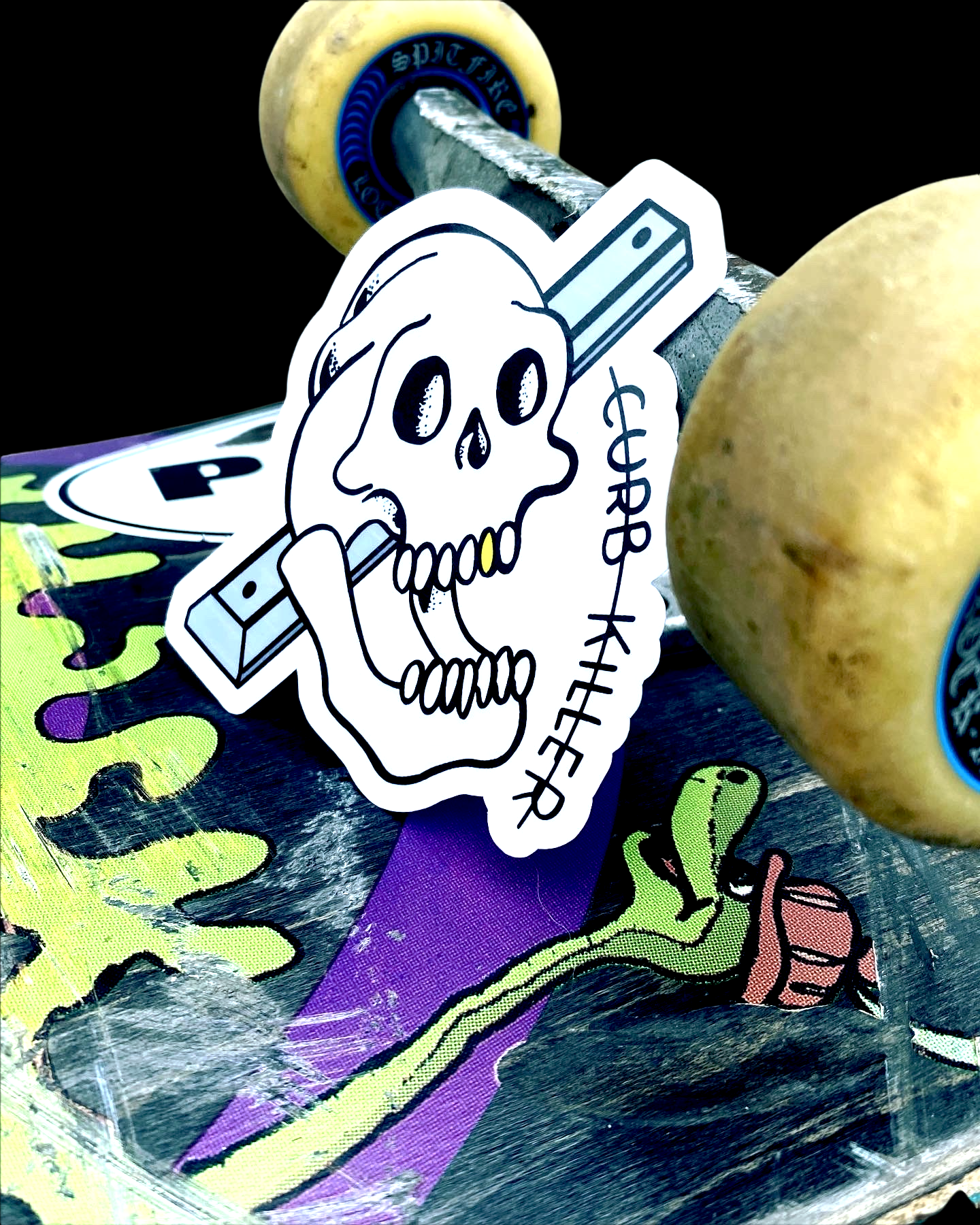 Curb Killer Sticker.