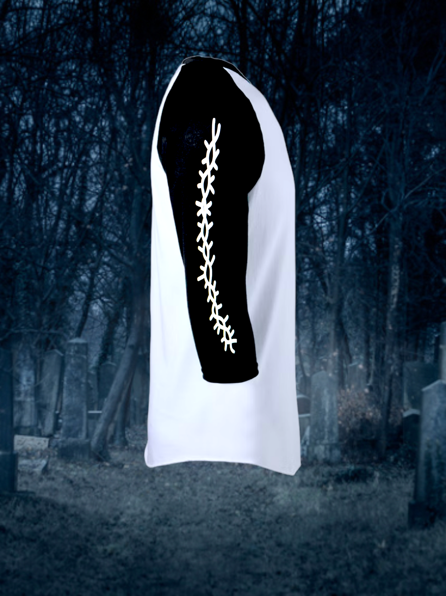 Knife Fight Baseball Tee