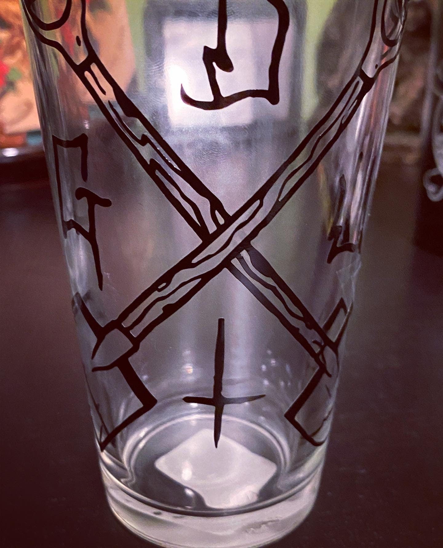 Grave Diggers Union: Shovel Pint Glass.