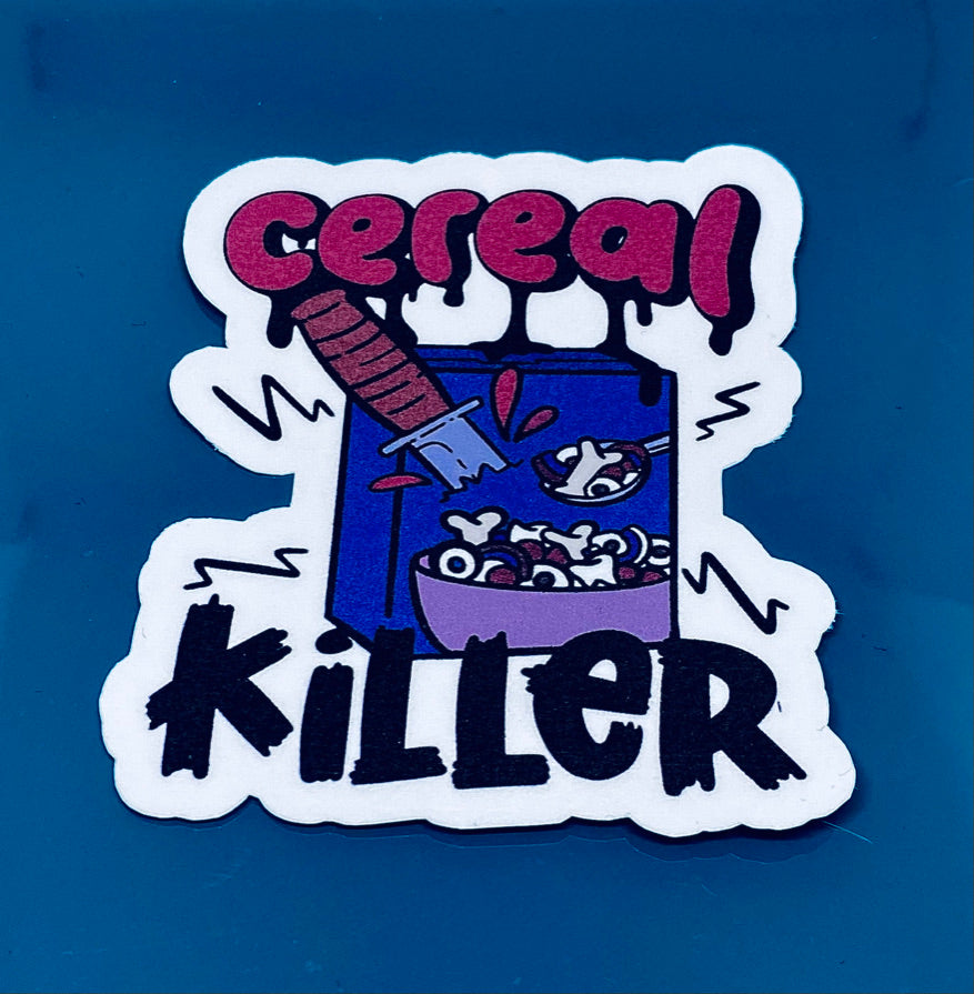 Cereal Killer Sticker.