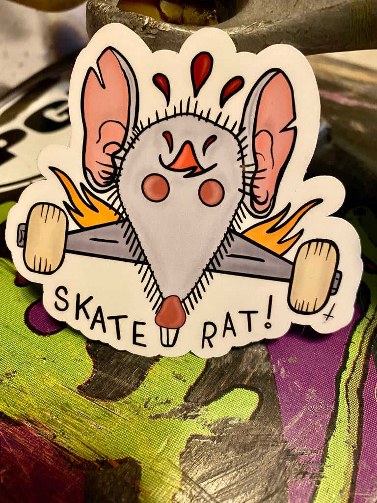 Skate Rat Sticker