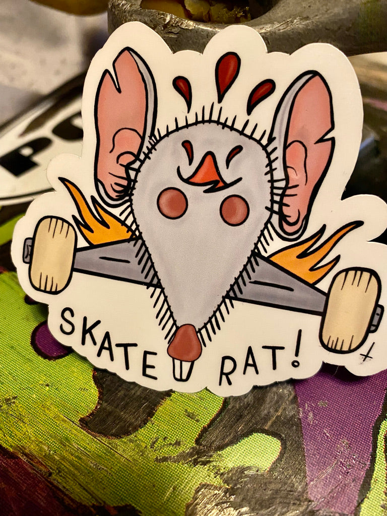 Skate Rat Sticker