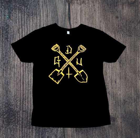 Shovel T-Shirt Gold.