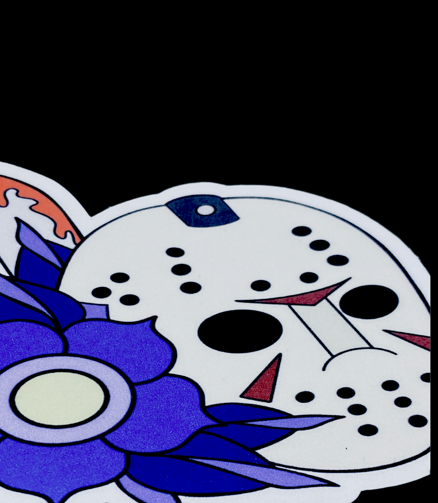 Jason Voorhees Sticker. Friday the 13th Sticker. Jason Sticker.