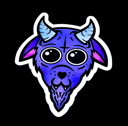 Baphomet Sticker. Cute Baphomet