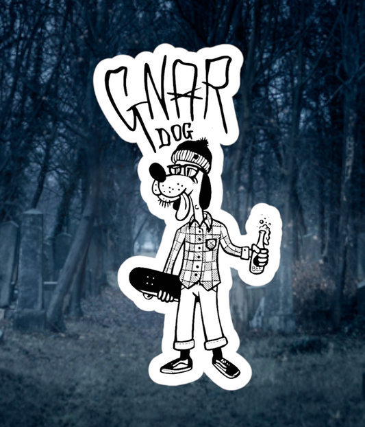 Gnar Dog Sticker.