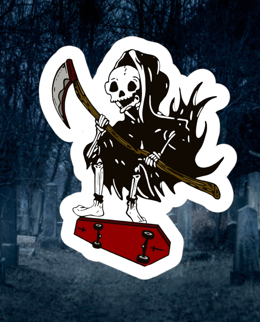Grim Ripper Sticker