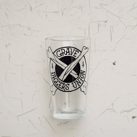 Bones pint glass.
